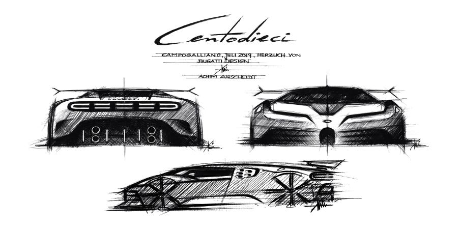 Эскиз Bugatti Centodieci 2019 года  (фото 48 из 48)